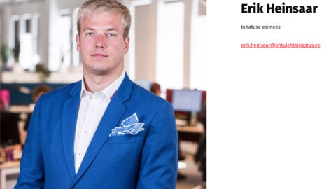 AS Õhtuleht Kirjastus juhatuse liige Erik Heinsaar varastas firma ja veebilehe, kuid eitab oma süüd